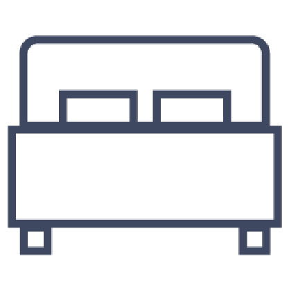 3 single beds 1m2 x 2m